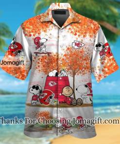 Limited Edition Kansas City Chiefs Snoopy Autumn Hawaiian Shirt For Men And Women