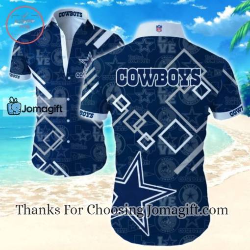 [Limited Edition] Love Dallas Cowboys Hawaiian Shirt Gift