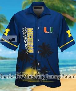 Limited Edition Michigan Wolverines Hawaiian Shirt Gift