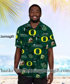 Limited Edition Personalized Oregon Ducks Coconut Hawaiian Shirt Gift