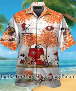 [Limited Edition] San Francisco 49Ers Snoopy Autumn Hawaiian Shirt Gift