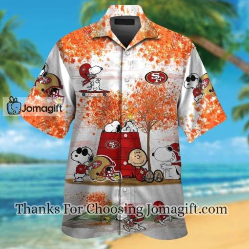 [Limited Edition] San Francisco 49Ers Snoopy Autumn Hawaiian Shirt Gift