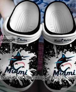 [Limited Edition]Miami Marlins Black Whitecrocs Gift