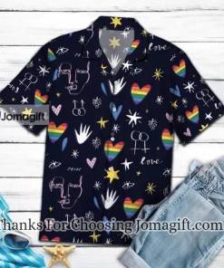 Love Amazing Lgbt Hawaiian Shirt, Short Sleeve
