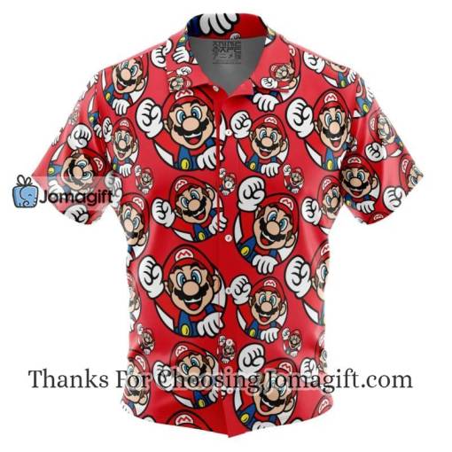 Mario Red Hawaiian Shirt Gift