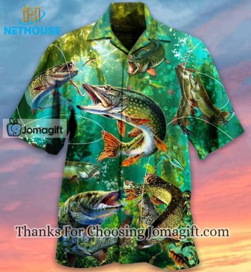 Musky Fishing Hawaiian Shirt Gift