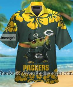 [New] Green Bay Packers Baby Yoda Hawaiian Shirt For Men And Women
