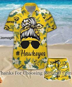 [New] Iowa Hawkeyes Girl Messy Bun Hawaiian Shirt For Men And Women