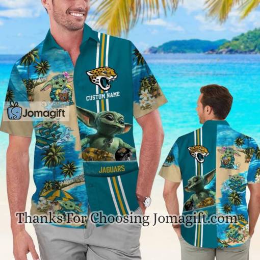 [New] Jacksonville Jaguars Baby Yoda Personalized Hawaiian Shirt For Men And Women