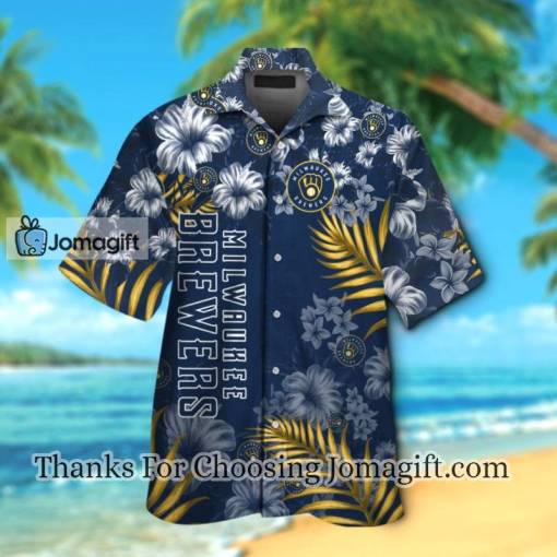 [New] Milwaukee Brewers Hawaiian Shirt Gift
