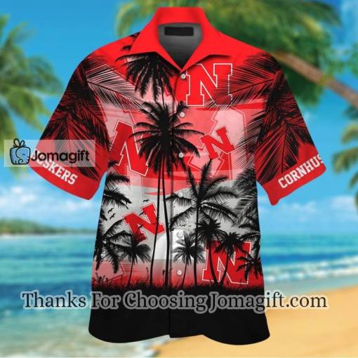 [New] Nebraska Cornhuskers Tropical Hawaiian Shirt Gift