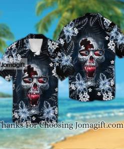 [New] New England Patriotsskull Hawaiian Shirt Gift