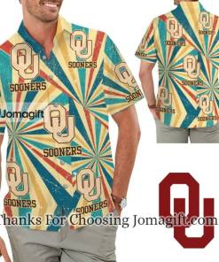 New Oklahoma Sooners Retro Vintage Style Hawaiian Shirt And Gift