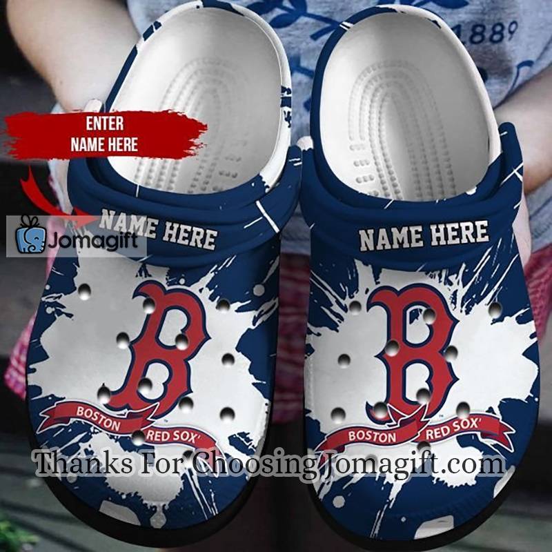 New Personalized Boston Red Sox Crocs Shoes Gift 1