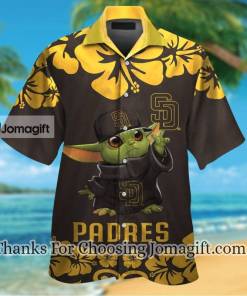 New San Diego Padres Baby Yoda Hawaiian Shirt Gift