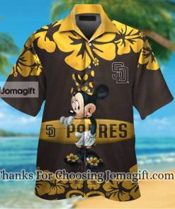 New San Diego Padres Minnie Mouse Hawaiian Shirt Gift