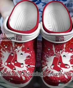 Custom Boston Red Sox Star Flag Crocs Clog Shoes