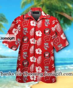 [POPULAR] Ncaa Wisconsin Badgers Hawaiian Shirt  Gift
