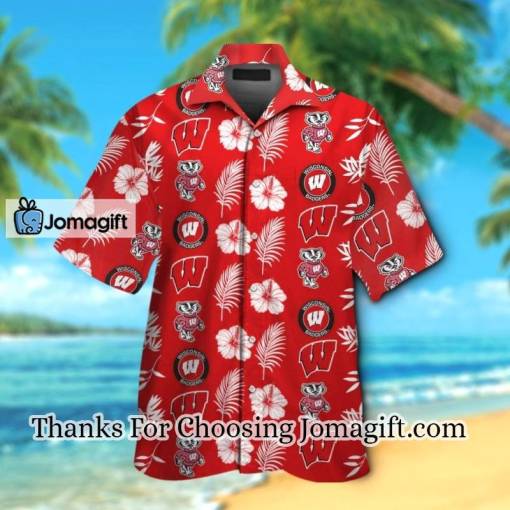 [POPULAR] Ncaa Wisconsin Badgers Hawaiian Shirt  Gift