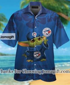 POPULAR Toronto Blue Jays Baby Yoda Hawaiian Shirt Gift