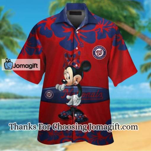 [POPULAR] Washington Nationals Minnie Mouse Hawaiian Shirt Gift