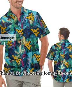 POPULAR West Virginia Mountaineers Floral Hawaiian Shirt Gift