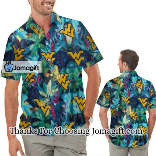 [POPULAR] West Virginia Mountaineers Floral Hawaiian Shirt Gift