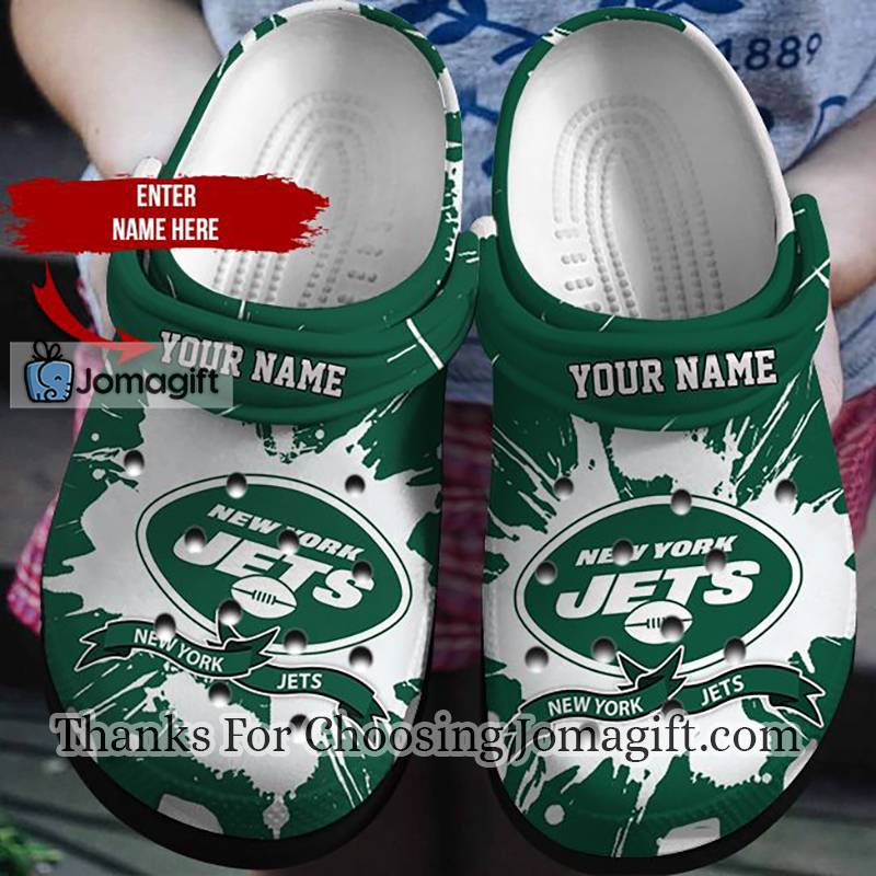 Personalized New York Jets Nfl Crocs Shoes Gift 2
