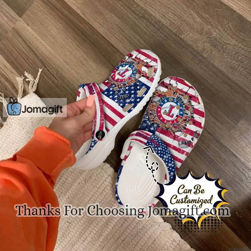 Personalized Texas Rangers Crocs Gift 1