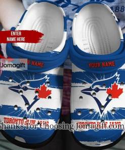 Personalized Toronto Blue Jays Crocs Shoes Gift 1