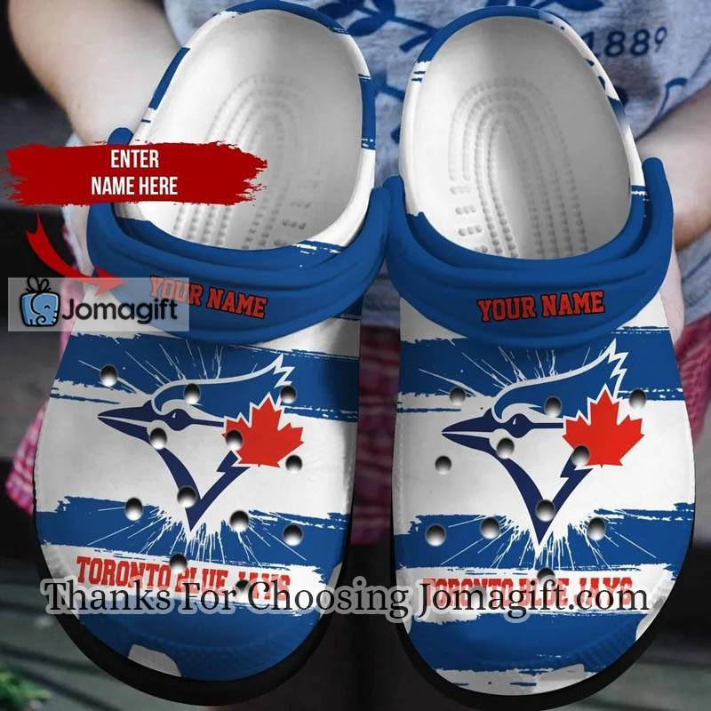 Personalized Toronto Blue Jays Crocs Shoes Gift 1