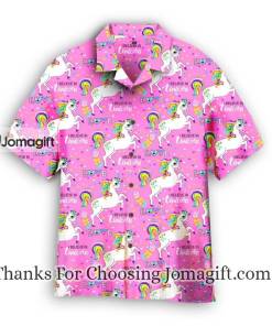 Pink Unicorn I Believe In Unicorn Hawaiian Shirt 1