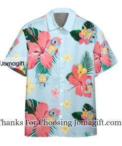 Pokemon Hawaiian Shirt Squirtle Tropical Flowers Hawaii Shirt Pokemon 1