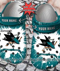 Popular Custom Name San Jose Sharks Crocs Gift 2