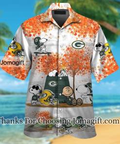 Popular Green Bay Packers Snoopy Autumn Hawaiian Shirt For Men And Women