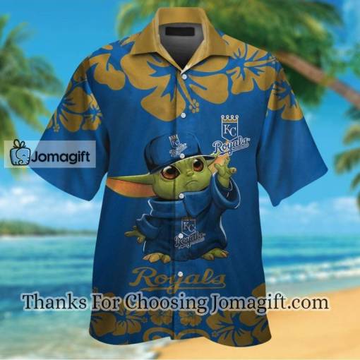 [Popular] Kansas City Royals Baby Yoda Hawaiian Shirt For Men And Women