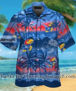 [Popular] Kansas Jayhawks Hawaiian Shirt For Men And Women