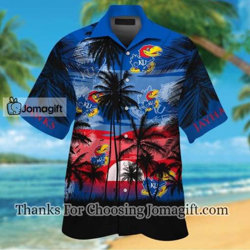 [Popular] Kansas Jayhawks Tropical Hawaiian Shirt For Men And Women