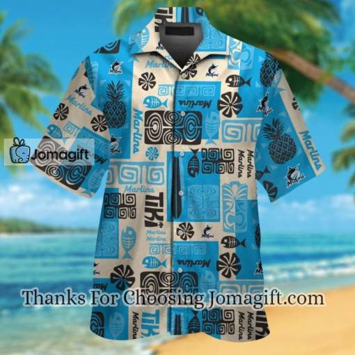 [Popular] Miami Marlins Hawaiian Shirt Gift