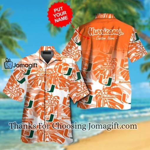 [Popular] Ncaa Miami Hurricanes Hawaiian Shirt Gift