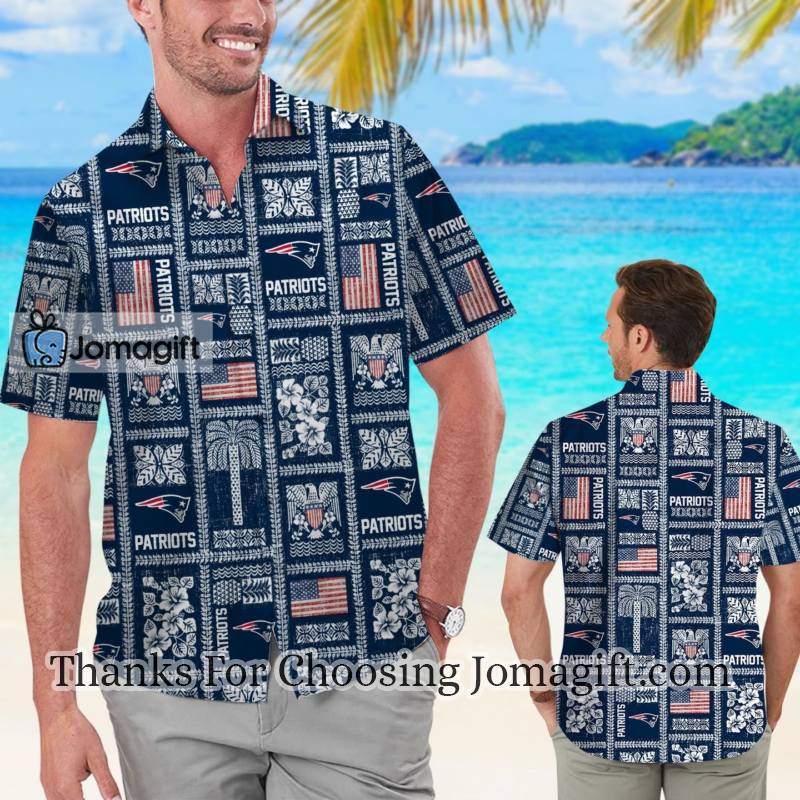 Popular New England Patriots Tropical Aloha Hawaiian Shirt Gift