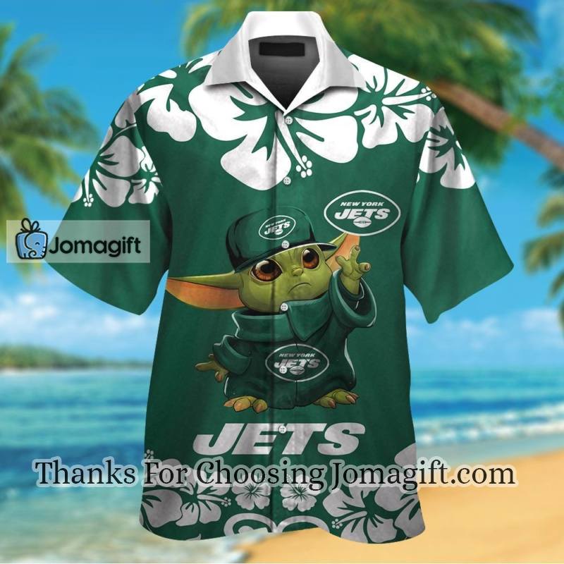 Popular New York Jets Baby Yoda Hawaiian Shirt Gift
