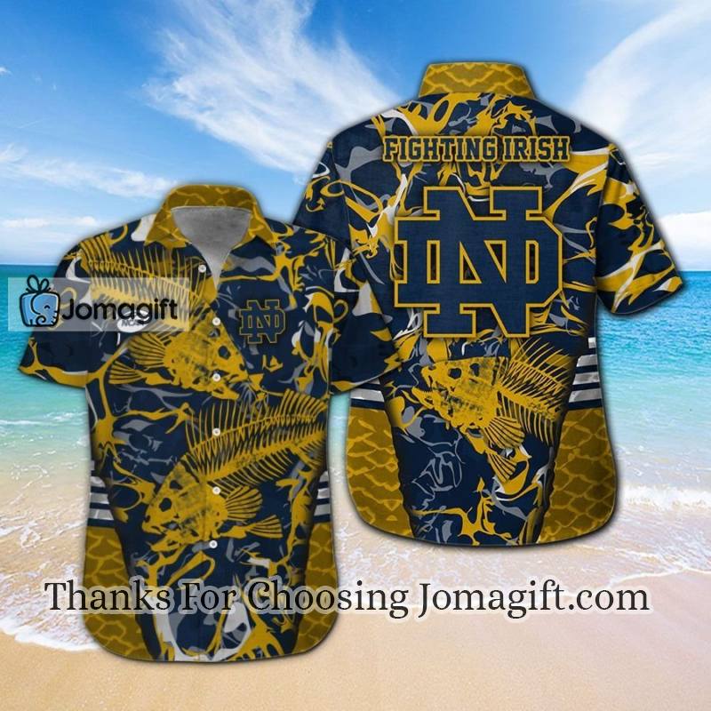 Popular Notre Dame Fighting Irish Fishing Hawaiian Shirt Gift