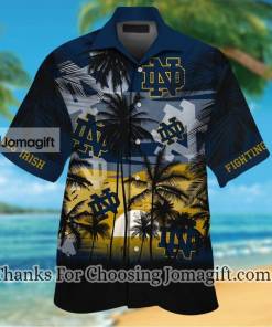 [Popular] Notre Dame Fighting Irish Tropical Hawaiian Shirt Gift