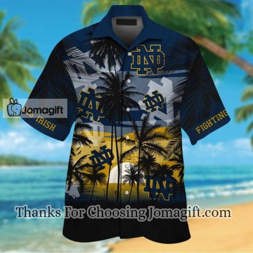 [Popular] Notre Dame Fighting Irish Tropical Hawaiian Shirt Gift