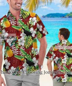 Popular Oklahoma Sooners Personalized Parrot Floral Hawaiian Shirt Gift