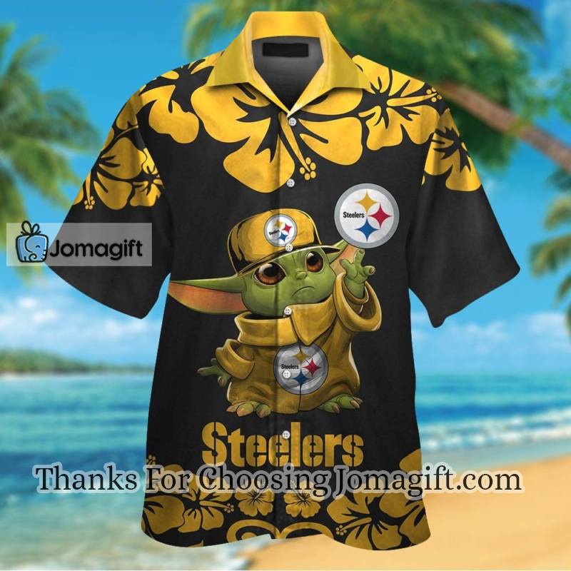 Popular Pittsburgh Steelers Baby Yoda Hawaiian Shirt Gift