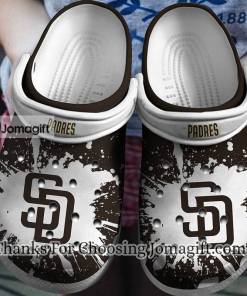 [Popular] San Diego Padres White Black Crocs Gift