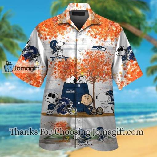 [Popular] Seattle Seahawks Snoopy Autumn Hawaiian Shirt Gift