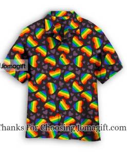 Rainbow Heart LGBT Hawaiian Shirt 1